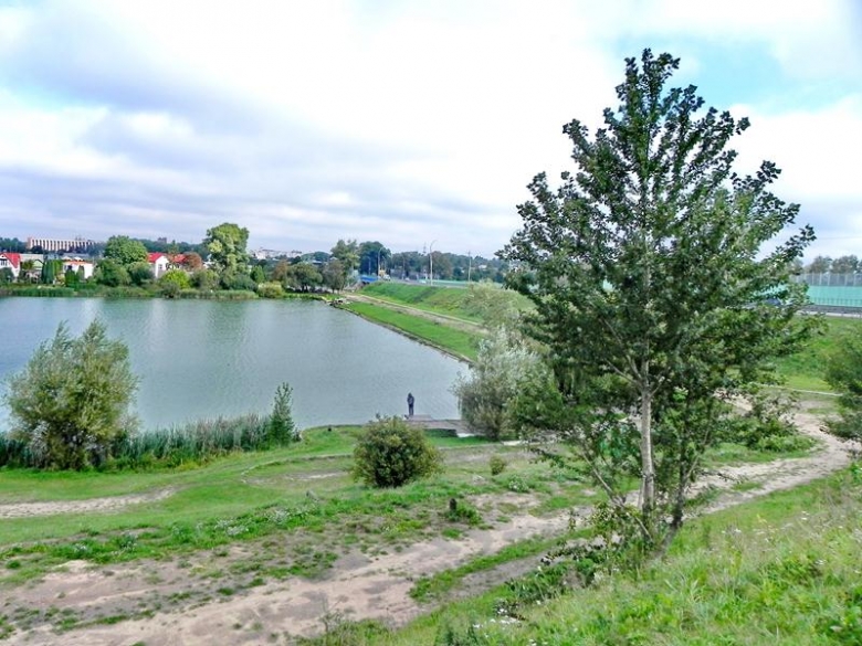 Водохранилице на дороге Р23 Минск-Рудня