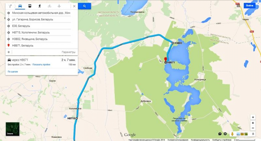 Озеро Селява. Часть первая. МКАД – Селява 